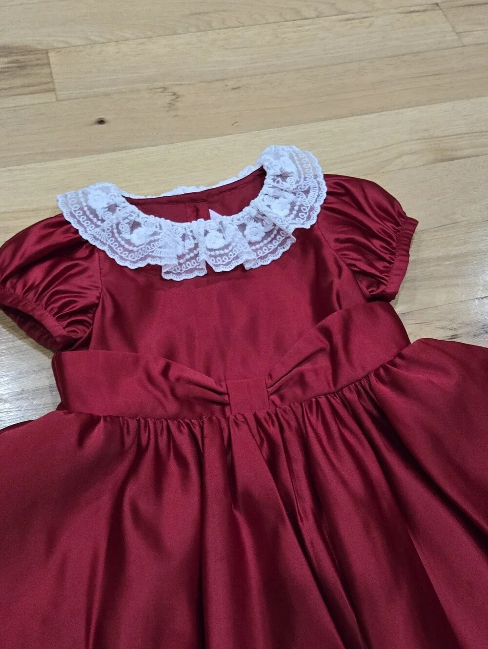 Janie and Jack X American Girl Red Dress with White Trim SIZE 5